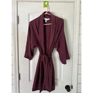 Stan Herman Women's Robe Large Burgandy